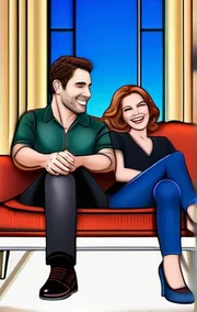 Scarlett and Batman