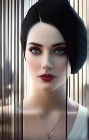 Blac Soul with Green Eyes