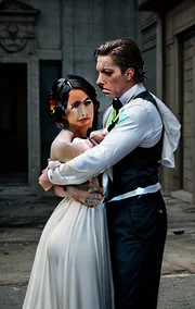 Broen Arm Blowjob