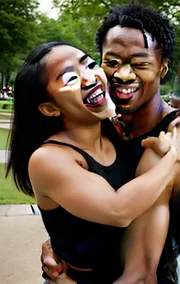 Chinese Couples Into Blac Men