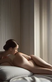 The Girl in the White Biini