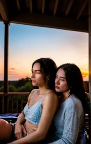 Together with Jen in the Night Air